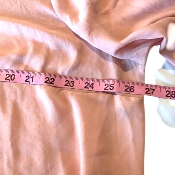 Pink Lace Accent Blouse With Keyhole Back & 3/4 Sleeves 1X Bellatrix - Picture 10 of 11